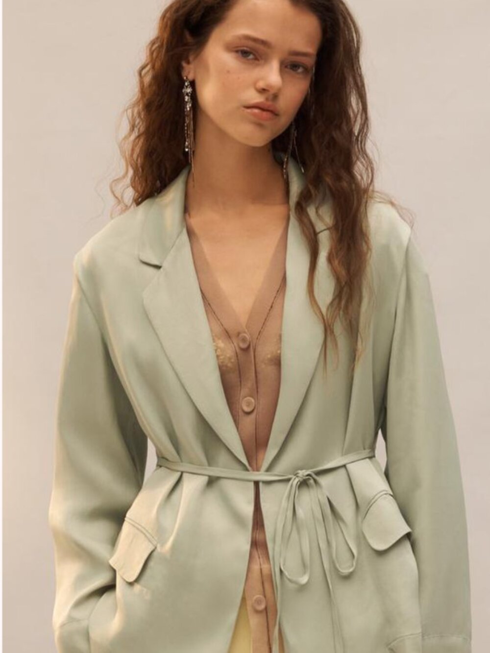 LIMITED EDITION FLOWY POCKET BLAZER S size NWT